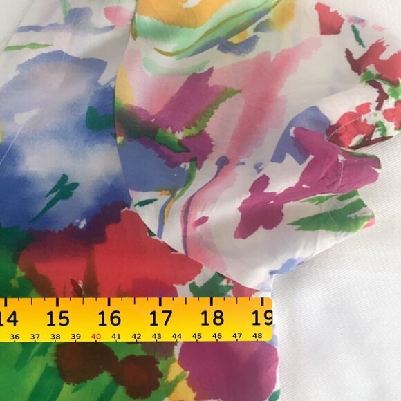 Vintage Jams World Hattie Dress Floral Ruffle Hem Size XS Flirty Artsy - Picture 6 of 9